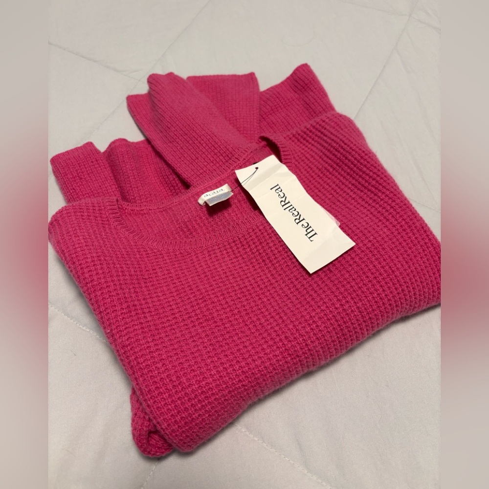 Aqua - cashmere sweater (size small)